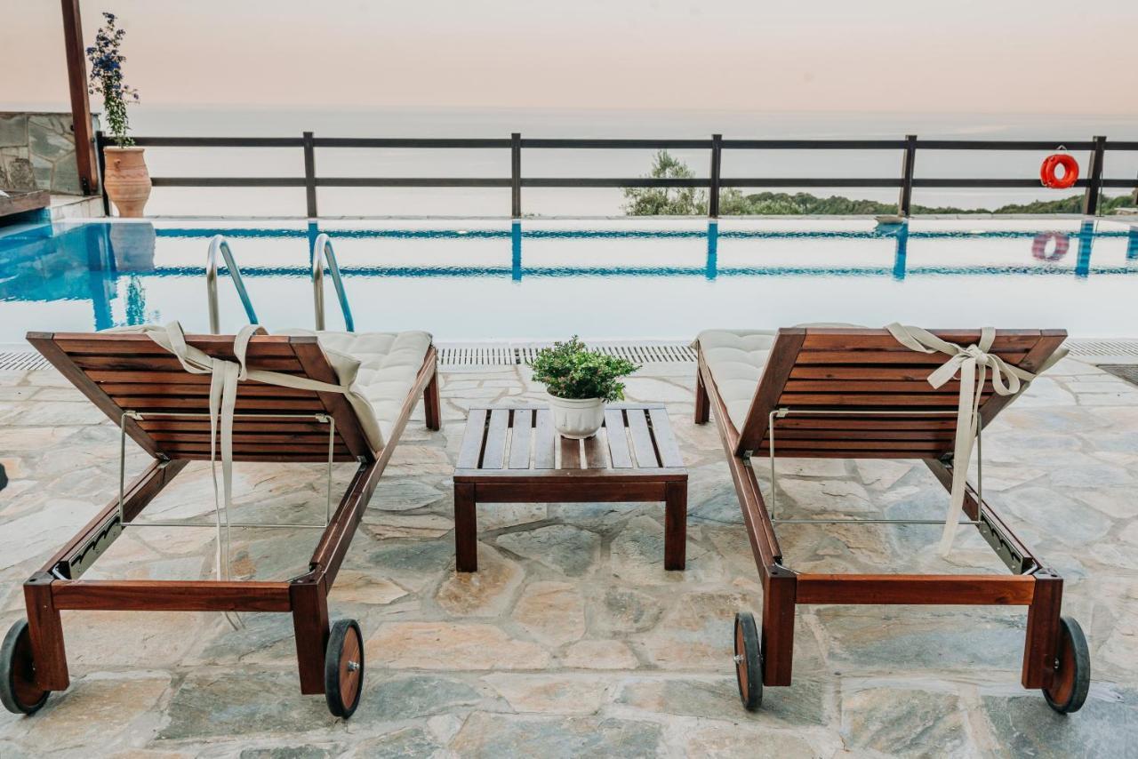 Elysian Luxury Villa Pelion Tsagarada Exterior foto