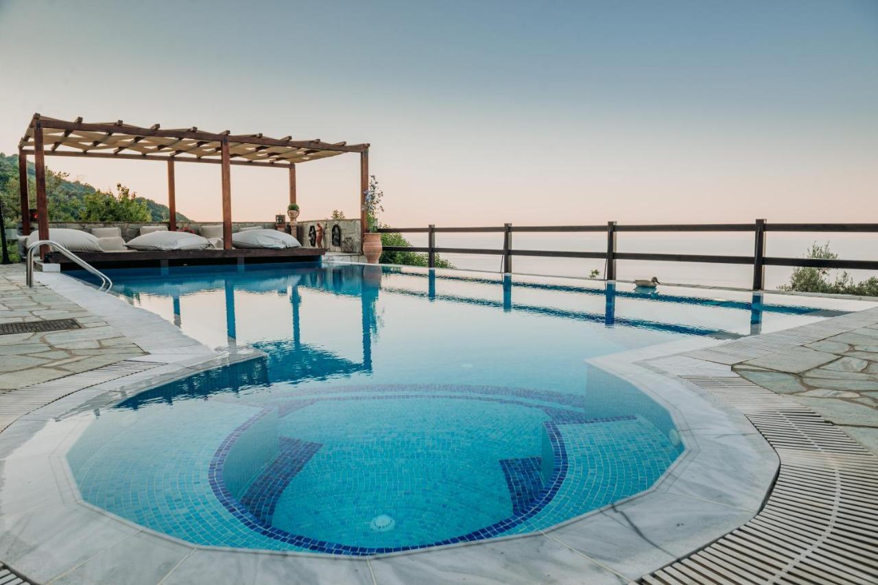 Elysian Luxury Villa Pelion Tsagarada Exterior foto