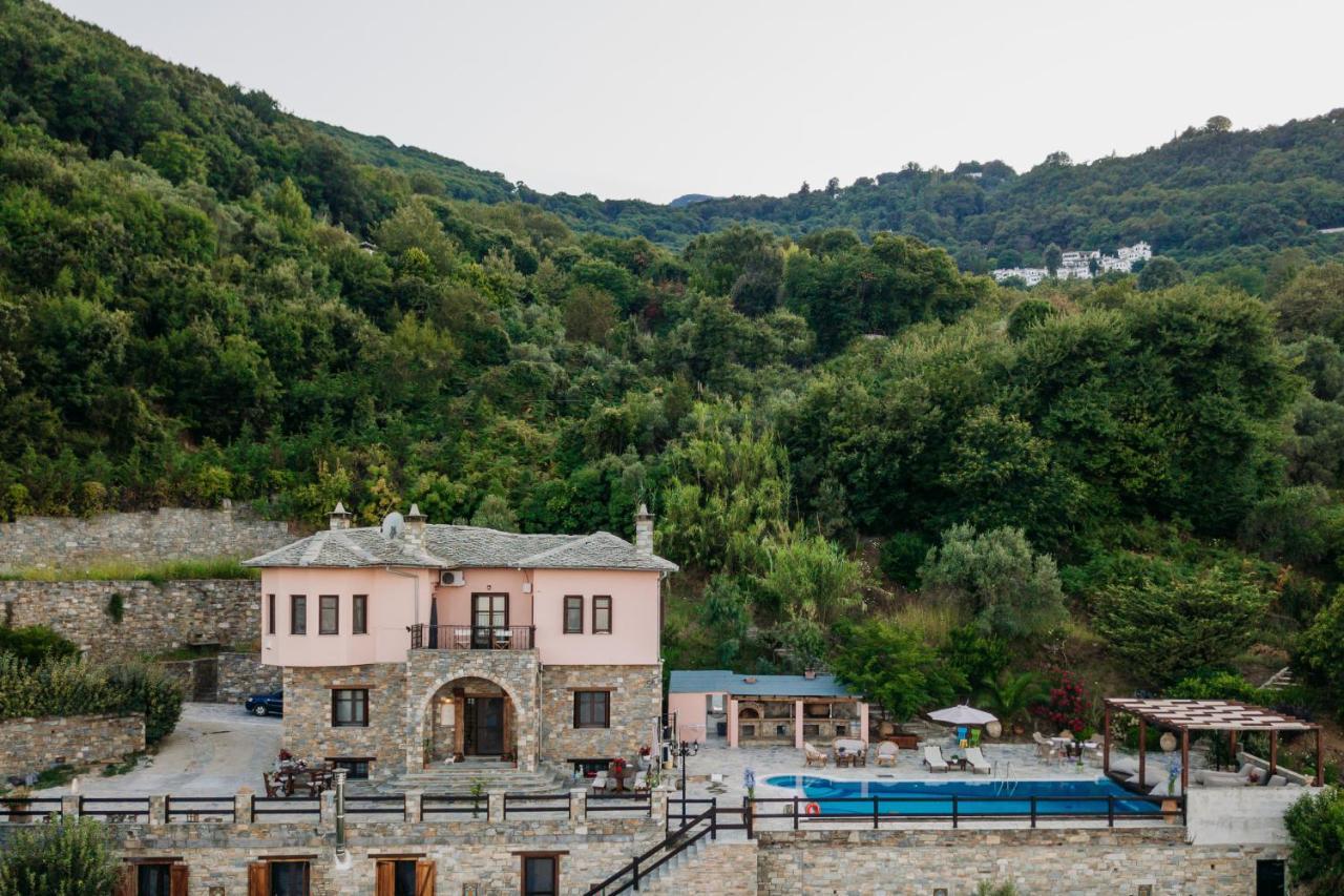 Elysian Luxury Villa Pelion Tsagarada Exterior foto
