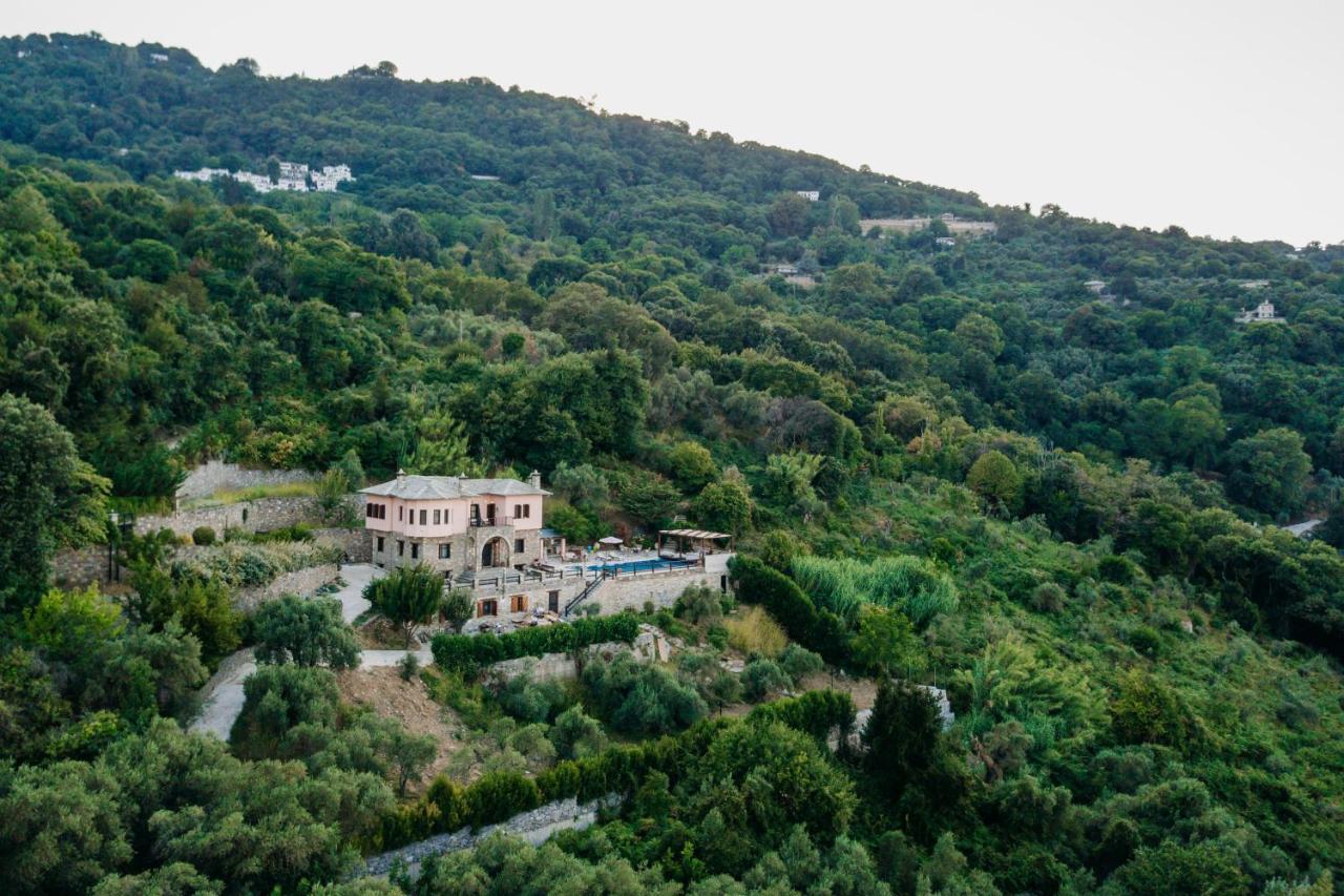 Elysian Luxury Villa Pelion Tsagarada Exterior foto