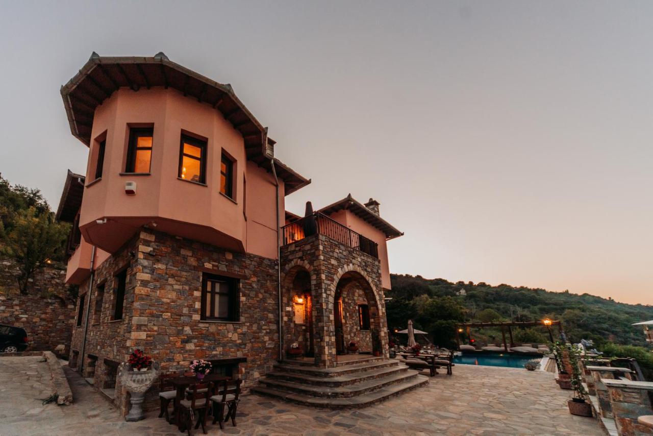 Elysian Luxury Villa Pelion Tsagarada Exterior foto