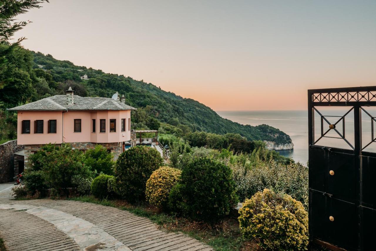 Elysian Luxury Villa Pelion Tsagarada Exterior foto